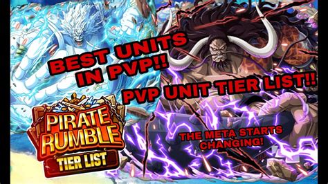 Optc Pirate Rumble Best Units In Pvp Tier List Enel And Kaido Change