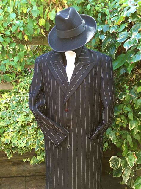 Mens American Gangster Zoot Suit For Hire. 1920’s Spiv Costumes