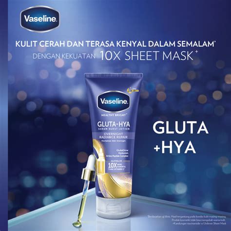 Vaseline Healthy Bright Gluta Hyaluron Amino Peptide Serum Lotion