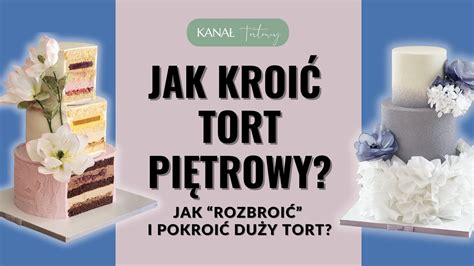 Jak POKROIĆ TORT piętrowy krojenie tortu WESELNEGO YouTube