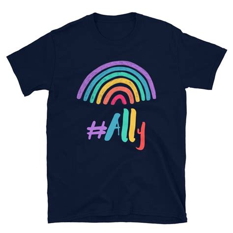 Pride Boho Rainbow Ally Pride Month Shirt Fun Lgbtq Pride Etsy