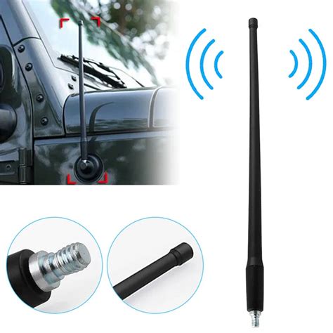 Antenna For Jeep Wrangler Jk Jku Jl Jlu Rubicon Sahara Gladiator 13 Inches Reception Mast