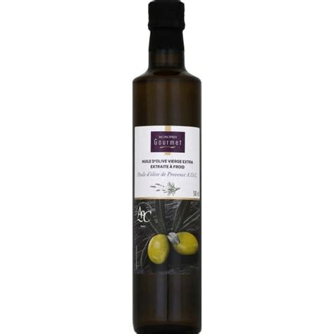 Monoprix Gourmet Huile d olive vierge extra extraite à froid A O C