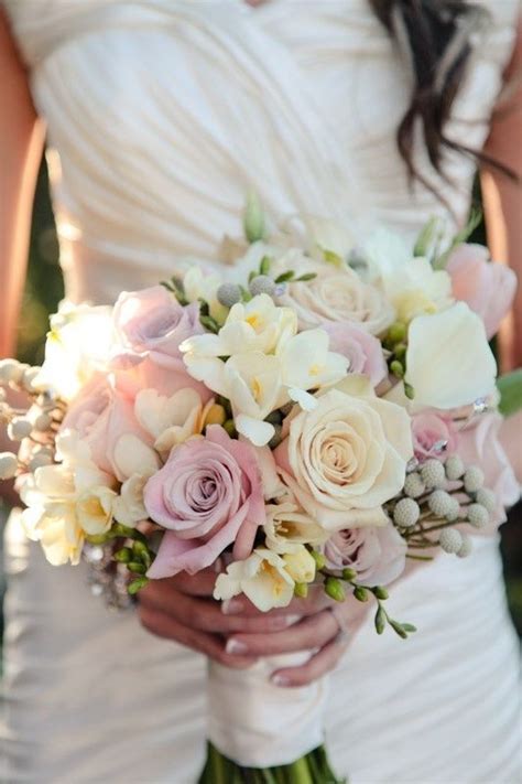 Stunning Mixed Pastel Colored Bouquets Wedding Philippines