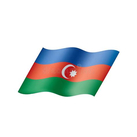 Bandeira De Azerbaij O Ilustra O Do Vetor Ilustra O Do Vetor