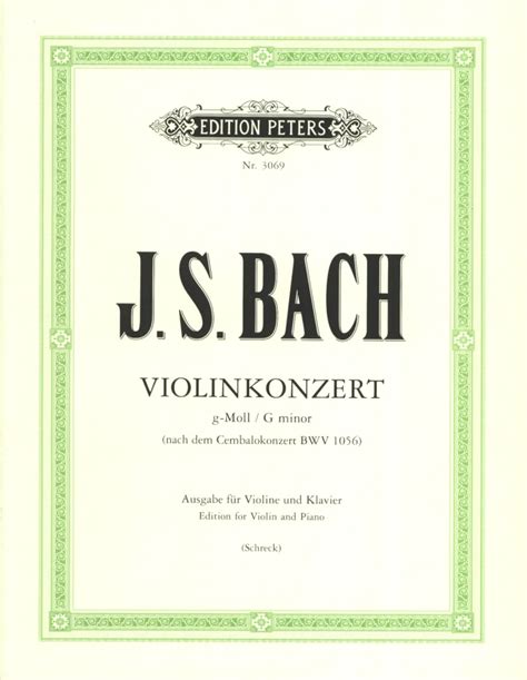 Konzert für Violine Streicher und Basso continuo g moll von Johann