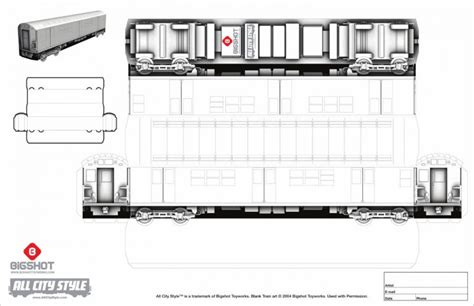 Printable Train Papercraft - Printable Papercrafts - Printable Papercrafts