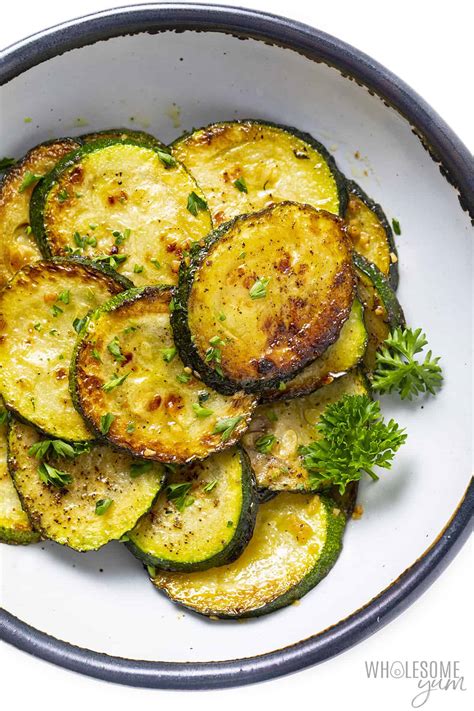 Sauteed Zucchini Recipe Easy Min Wholesome Yum