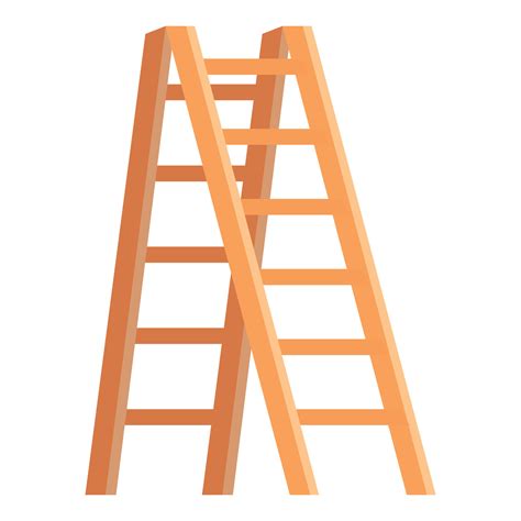 Step ladder icon, cartoon style 14340478 Vector Art at Vecteezy