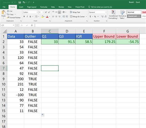 Formula to Identify Outliers in Excel Data Set | Highlight Outliers ...