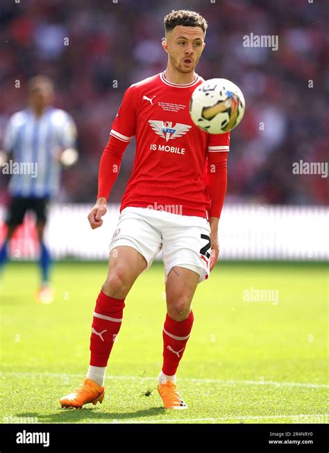 Barnsley S Jordan Williams In Action During The Sky Bet League One Play