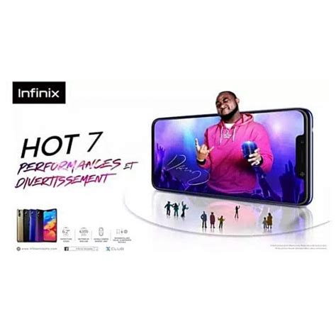 Infinix Hot Ecran Memoire Go Ram Go Connexion G MP Promo Sn