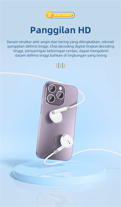 Jual Hot Kivee Headset Kabel Mm Gaming Musik Earphone In Ear For Oppo Vivo Xiaomi Android