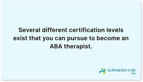 ABA Therapist Certification and Training