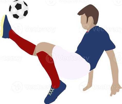 Cartoon Football Soccer Player Man In Action 10135626 PNG