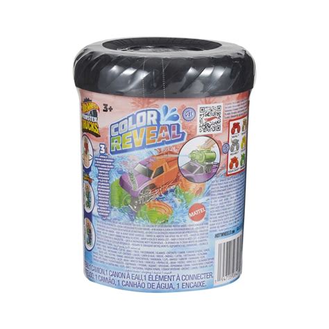 Carro Sorpresa Hot Wheels Monster Trucks Color Reveal Mi Jugueteria