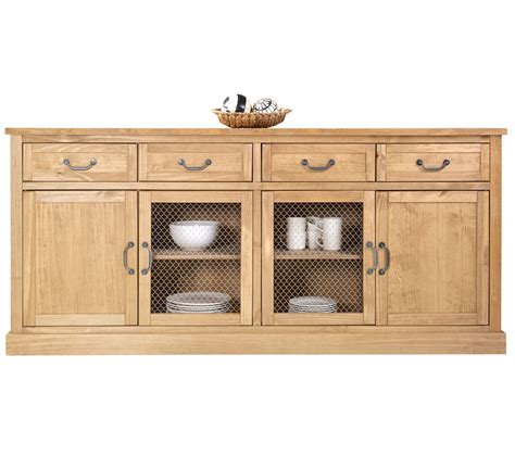 Buffet Portes Tioirs F Licien Bois Massif Buffet But