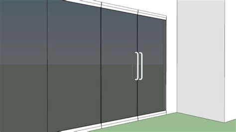 Glass Door 3d Warehouse Glass Door Sketchup Model Store Door