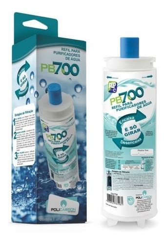 Filtro Refil Masterfrio Purificador Rotulo Azul Encaixe