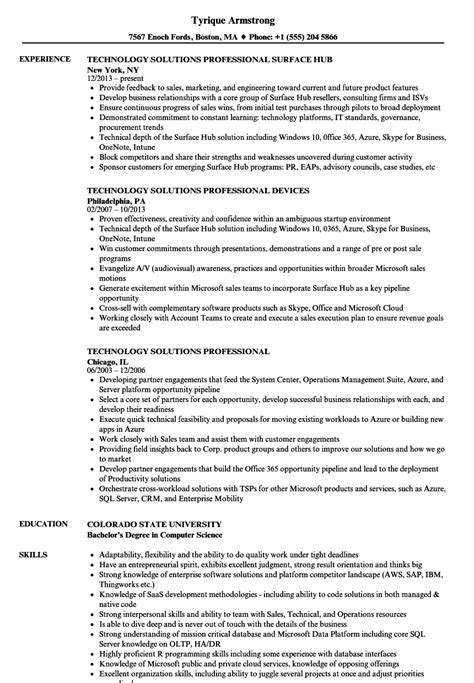 Information Technology Resume Samples