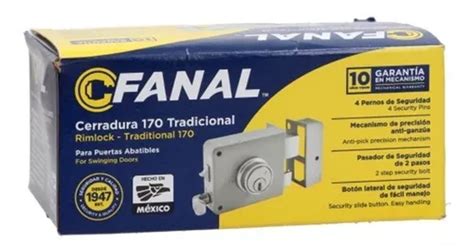 Cerradura 170 Derecha Tradicional Fanal 170pgod MercadoLibre