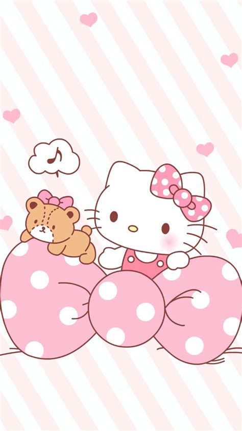 [100+] Cute Pink Hello Kitty Wallpapers | Wallpapers.com