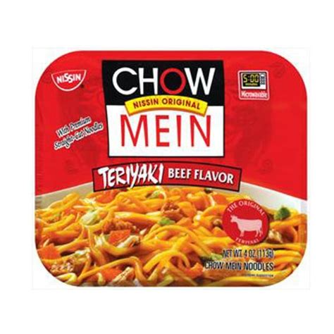 Nissin Teriyaki Beef Flavor Instant Chow Mein 113g