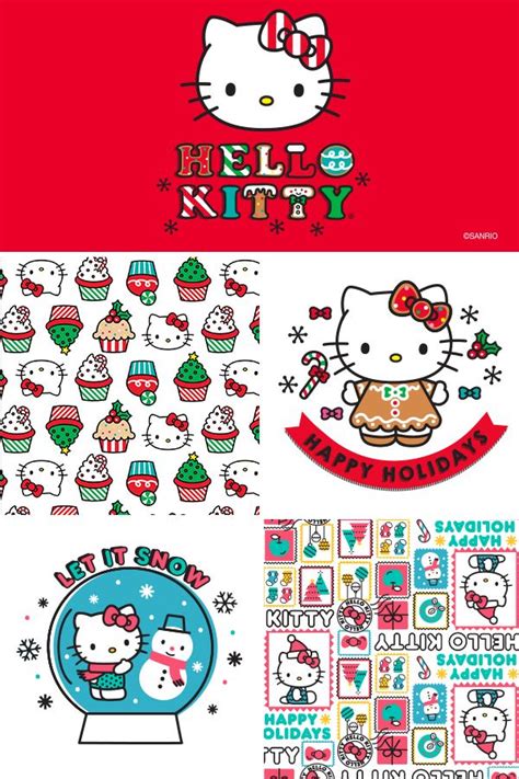 FREE Hello Kitty Holiday Templates | Hello kitty christmas, Diy hello kitty, Hello kitty