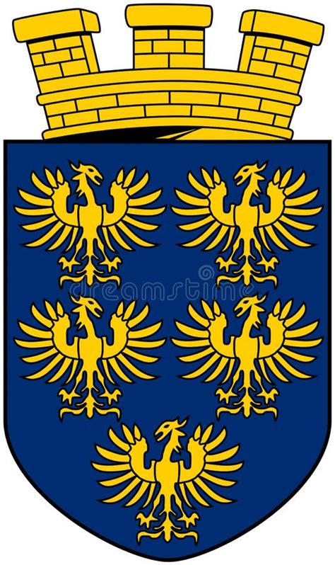 Escudo De Armas Del Estado Federal De Austria Baja Stock De Ilustraci N