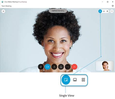 Screen Layouts In The Cisco Webex Meetings Virtual Desktop App