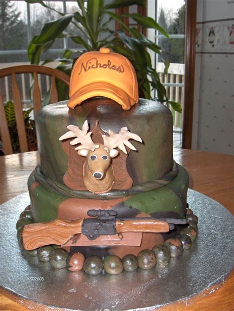 Hunting Theme Cake Themed Cakes Hunting Cake Grooms Cake