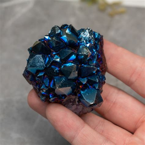 Blue Colalt Titanium Quartz 1 The Crystal Council