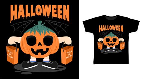 Halloween pumpkins t shirt design 13164339 Vector Art at Vecteezy