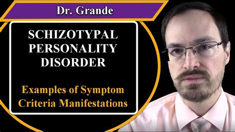 Examples Of Schizotypal Personality Disorder Symptom Criteria