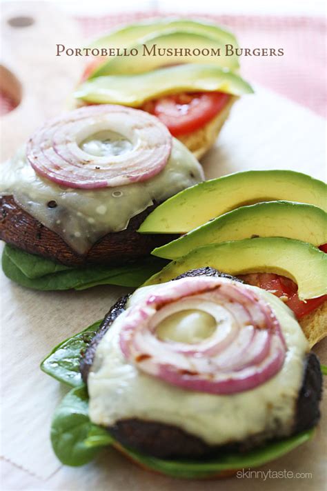 The Best Grilled Portobello Mushroom Burgers Skinnytaste