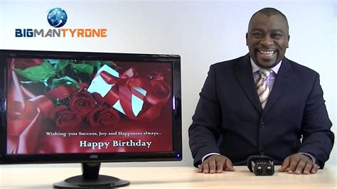 Tyrone Wishes Happy Birthday To September Born Viewers Youtube