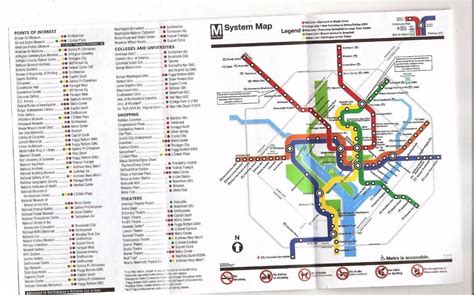 Washington Dc Metro Subway Map Map