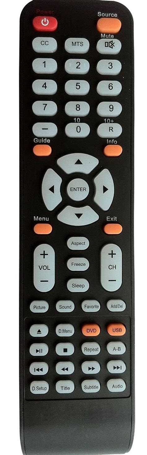 Buy Remote Control Compatible With Sceptre X Tv Dvd Combo E Bdhd