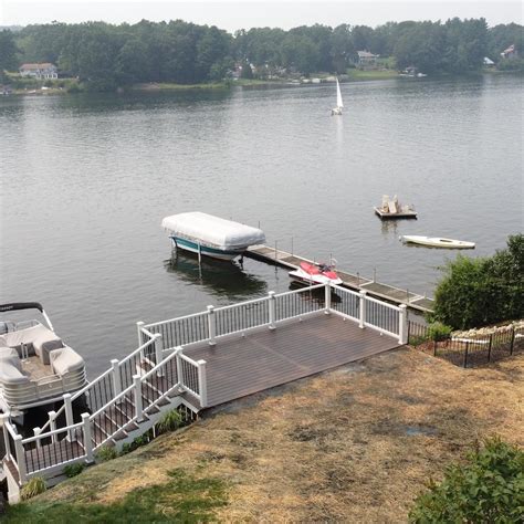 Deck On Congamond Lake Brd Construction