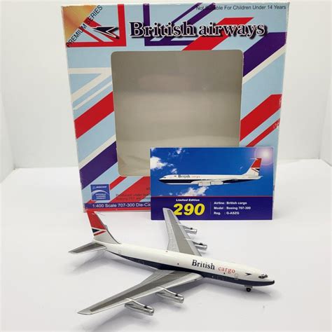 Aviation 400 1:400 British Airways G-ASZG Boeing 707-300C ...