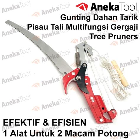 Jual Gunting Dahan Tarik Pisau Tali Multifungsi Gergaji Graji Kopi