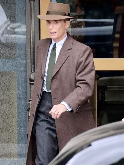 Cillian Murphy Filming Oppenheimer