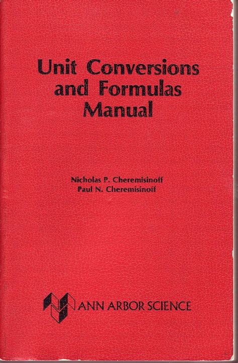 Amazon Unit Conversions And Formulas Manual