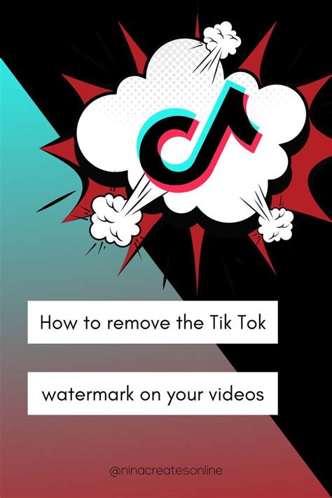 How To Remove The Tik Tok Watermark Marketing Strategy Social Media