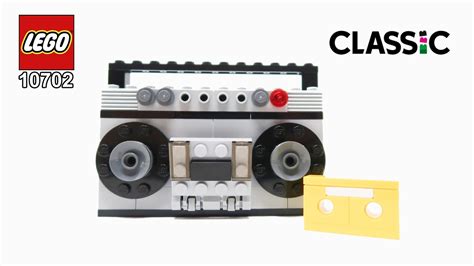 Lego Classic Radio Cassette Player Building Instructions Youtube