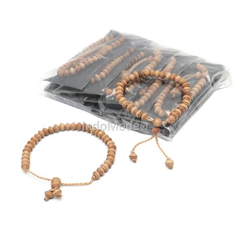 LOT Of 12 Sandalwood Bundle Prayer Bead Tasbihs Bracelet Small Scented