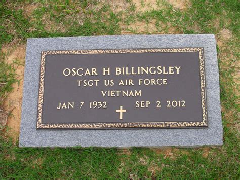 Oscar Hiram Billingsley 1932 2012 Find A Grave äreminne