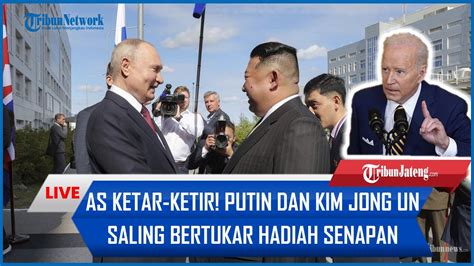 As Ketar Ketir Putin Dan Kim Jong Un Saling Bertukar Hadiah Senapan