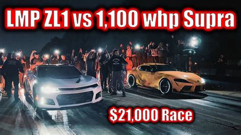 Lmp Stage 4 Zl1 Vs 8 Second Supra Youtube