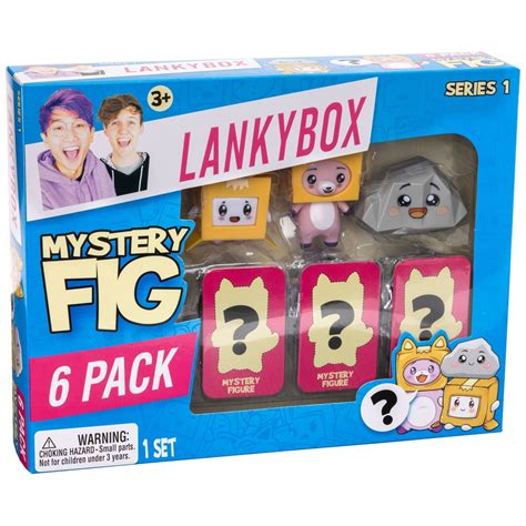 Lankybox Mystery Figure 6 Pack Assortment Smyths Toys Uk